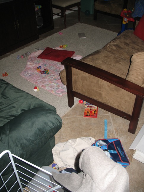 Living Room Floor (before)