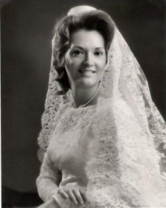 My mother, the beautiful bride.